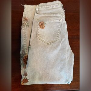 DRIFTWOOD “Parker” Floral Embroidered Women's Jeans